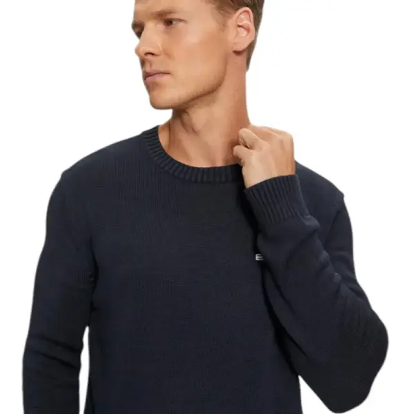 Tommy Hilfiger - Ανδρικό Πουλόβερ Essential Slim Fit DM0DM18370-C1G Μπλε Σκούρο DM0DM18370-C1G