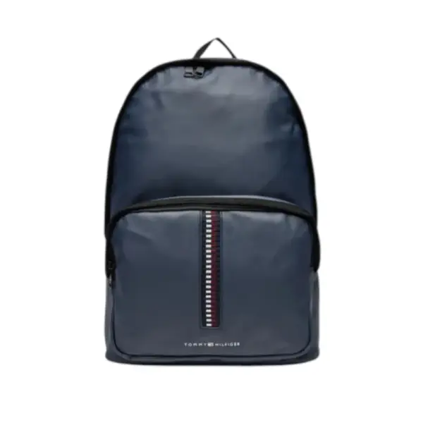 Tommy Hilfiger - Ανδρικό Σακίδιο Th Corp Dome Backpack AM0AM12732-DW6 Μπλε Σκούρο