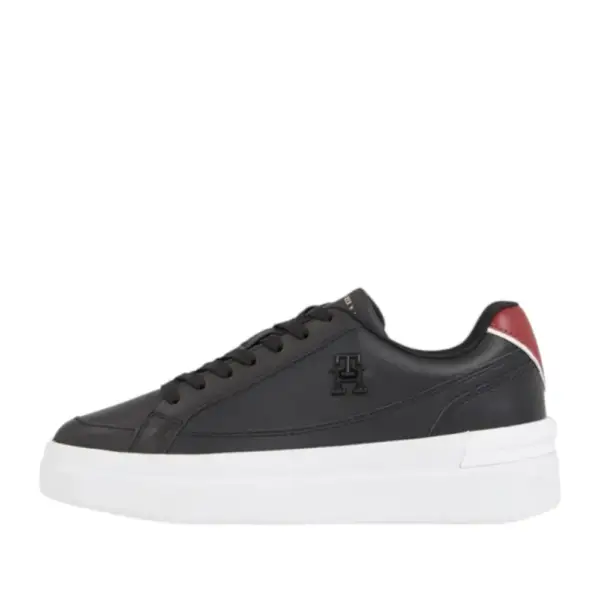 Tommy Hilfiger - Γυναικεία Sneaker Th Elevated Court FW0FW07568-BDS Μαύρο FW0FW07568-BDS