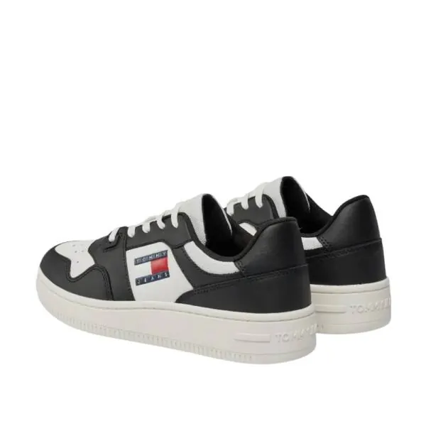 Tommy Hilfiger - Γυναικεία Sneakers Retro Basket EN0EN02505-0GS Μαύρo/Λευκό EN0EN02505-0GS