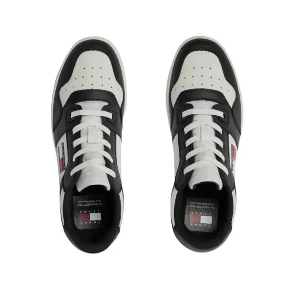 Tommy Hilfiger - Γυναικεία Sneakers Retro Basket EN0EN02505-0GS Μαύρo/Λευκό EN0EN02505-0GS