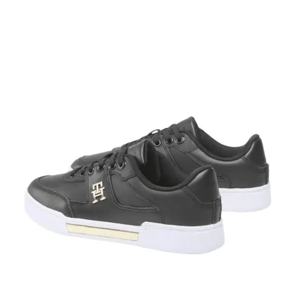 Tommy Hilfiger - Γυναικεία Sneakers Th Prep Court FW0FW06859-0GL Μαύρο FW0FW06859-0GL