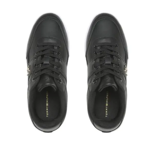 Tommy Hilfiger - Γυναικεία Sneakers Th Prep Court FW0FW06859-0GL Μαύρο FW0FW06859-0GL