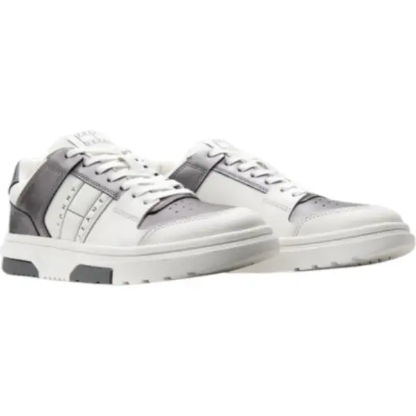 Tommy Hilfiger - Γυναικεία Sneakers Th The Brooklyn Metallic EN0EN02591-TRH Λευκό EN0EN02591-TRH