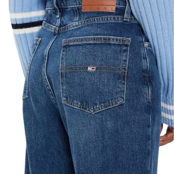 Tommy Hilfiger - Γυναικείο Jean Ultra High Rise Mom Fit DW0DW19244-1BK Μπλε DW0DW19244-1BK