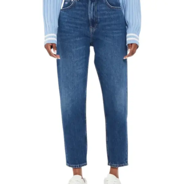 Tommy Hilfiger - Γυναικείο Jean Ultra High Rise Mom Fit DW0DW19244-1BK Μπλε