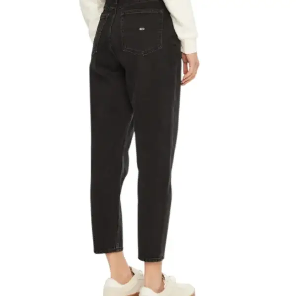 Tommy Hilfiger - Γυναικείο Jean Ultra High Rise Mom Tapered Fit DW0DW20369-1BZ Μαύρο DW0DW20369-1BZ