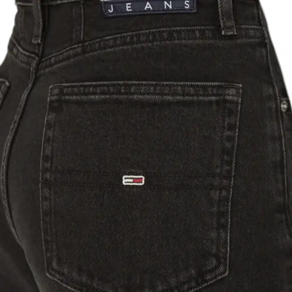 Tommy Hilfiger - Γυναικείο Jean Ultra High Rise Mom Tapered Fit DW0DW20369-1BZ Μαύρο DW0DW20369-1BZ