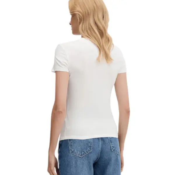 Tommy Hilfiger - Γυναικείο T-shirt Essential Logo2 Slim Fit DW0DW20913-YBL Λευκό DW0DW20913-YBL