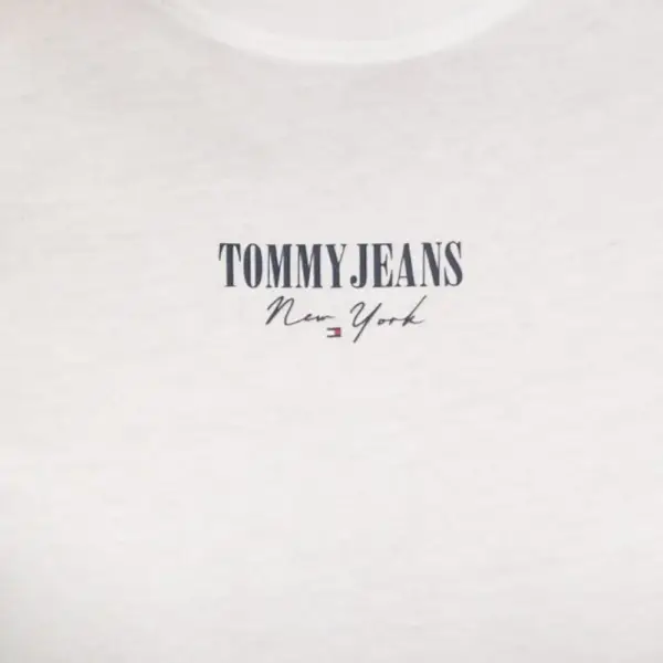 Tommy Hilfiger - Γυναικείο T-shirt Essential Logo2 Slim Fit DW0DW20913-YBL Λευκό DW0DW20913-YBL