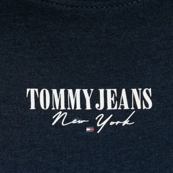Tommy Hilfiger - Γυναικείο T-shirt Essential Logo2 Slim Fit DW0DW20913-C1G Μπλε Σκούρο DW0DW20913-C1G