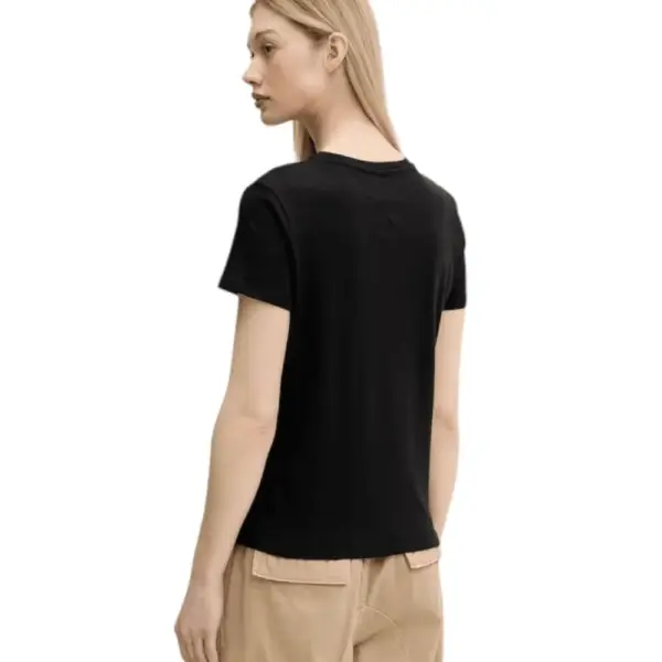 Tommy Hilfiger - Γυναικείο T-shirt Essential Regular Fit DW0DW21404-BDS Μαύρο DW0DW21404-BDS