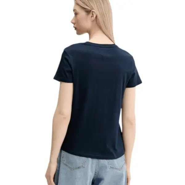 Tommy Hilfiger - Γυναικείο T-shirt Essential Regular Fit DW0DW21404-C1G Μπλε Σκούρο DW0DW21404-C1G