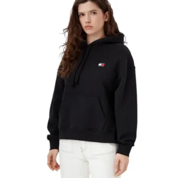 Tommy Hilfiger - Γυναικείο Φούτερ Badge Regular Fit DW0DW19414-BDS Μαύρο