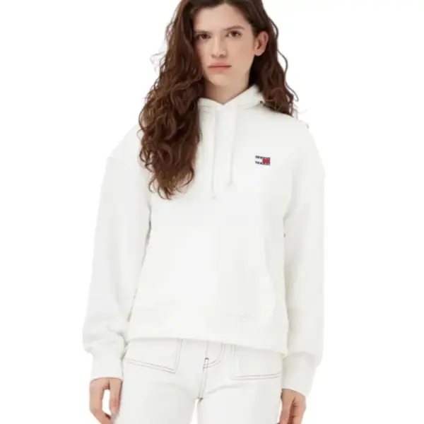 Tommy Hilfiger - Γυναικείο Φούτερ Badge Regular Fit DW0DW19414-YBL Λευκό