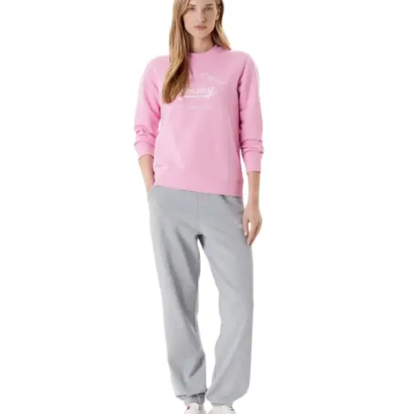 Tommy Hilfiger - Γυναικείο Φούτερ Essential Regular Fit DW0DW20942-U06 Ροζ DW0DW20942-U06