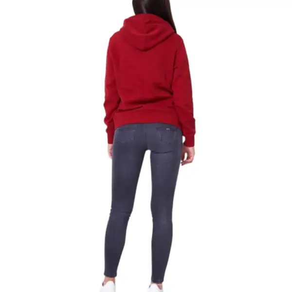Tommy Hilfiger - Γυναικείο Φούτερ Linear Regular Fit DW0DW17324-XIT Μπορντό DW0DW17324-XIT