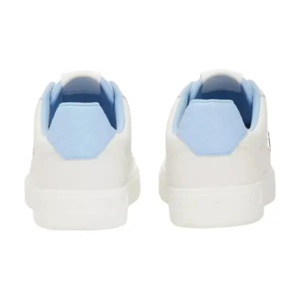 Tommy Hilfiger – Δερμάτινα Γυναικεία Sneakers FW0FW07999-0F6 Εκρού Μπλε FW0FW07999-0F6