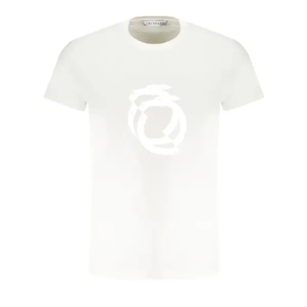 Trussardi Jeans - Ανδρικό T-Shirt TRU1MTS01-WHITE Λευκό