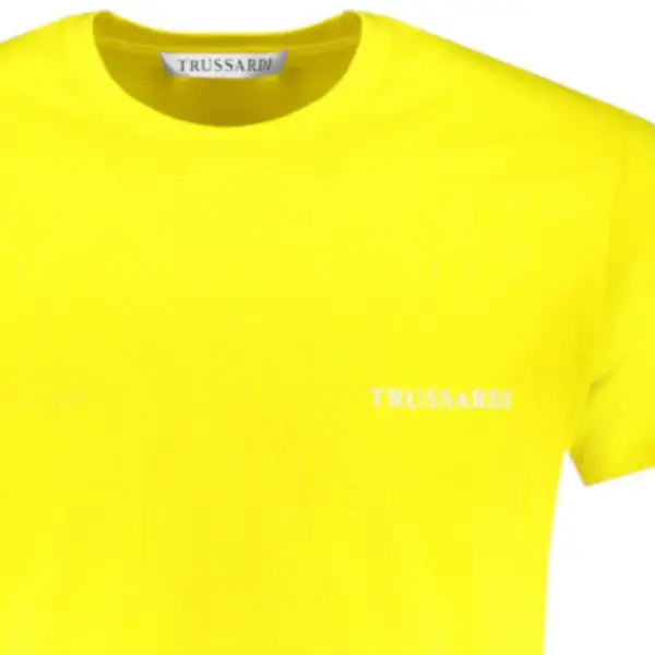 Trussardi Jeans - Ανδρικό T-Shirt TRU1MTS02-CANARY Κίτρινο TRU1MTS02-CANARY