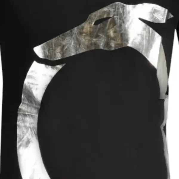 Trussardi Jeans - Ανδρικό T-Shirt TRU2MTS01-05BLKS Μαύρο TRU2MTS01-05BLKS