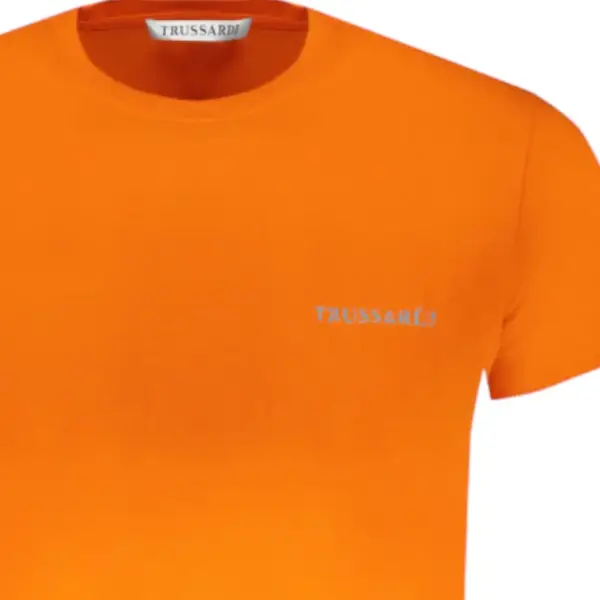 Trussardi Jeans - Ανδρικό T-Shirt TRU2MTS02-10ORAN Πορτοκαλί TRU2MTS02-10ORAN