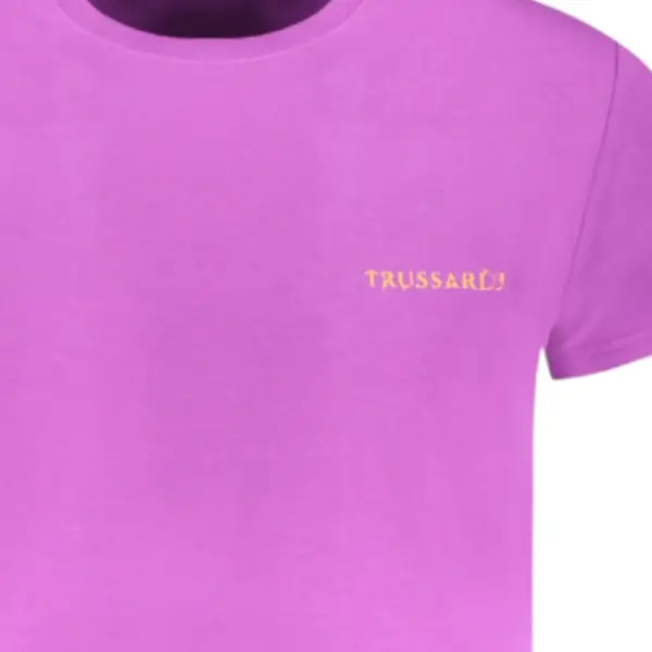 Trussardi Jeans - Ανδρικό T-Shirt TRU2MTS02-15PURP Μωβ TRU2MTS02-15PURP