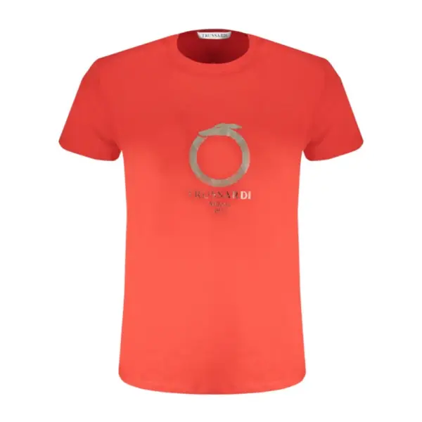 Trussardi Jeans - Ανδρικό T-Shirt TRU2MTS03-11RED Κόκκινο