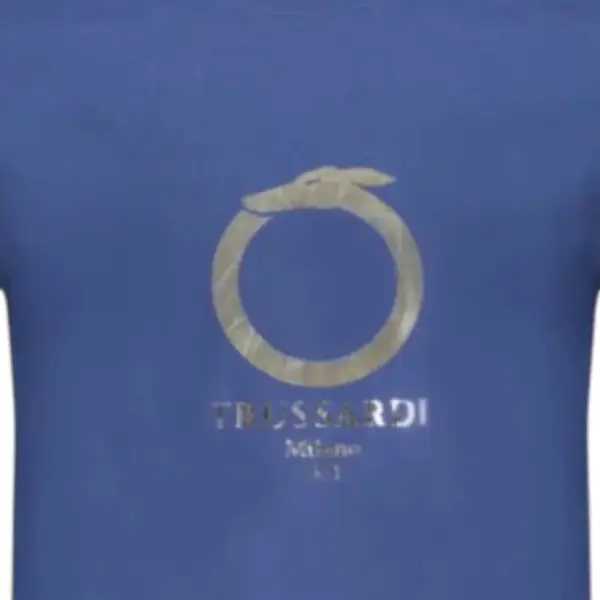 Trussardi Jeans - Ανδρικό T-Shirt TRU2MTS03-14DKBL Μπλε TRU2MTS03-14DKBL