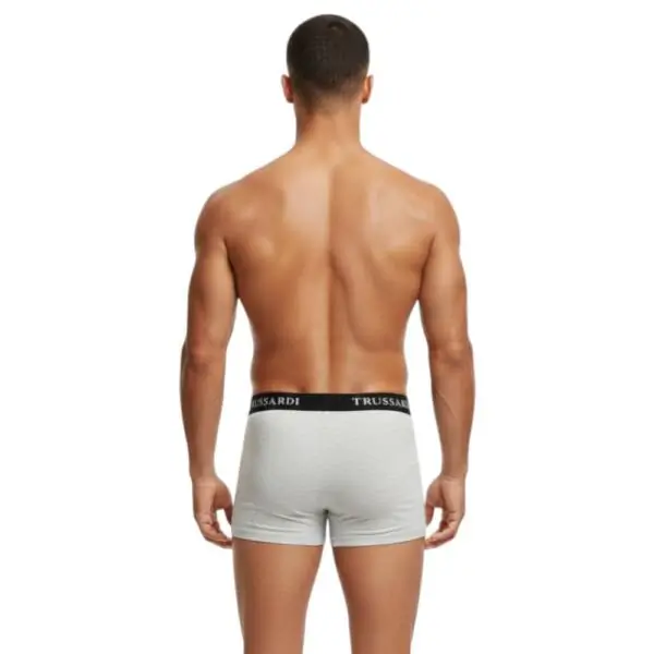 Trussardi Jeans- Ανδρικά Μποξεράκια 2Pack TRU2UTR02-16GREY Γκρι TRU2UTR02-16GREY