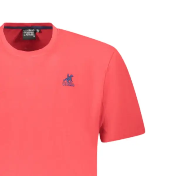 U.S. Grand Polo - Ανδρικό T-shirt AU02643-08ROSS Κόκκινο AU02643-08ROSS
