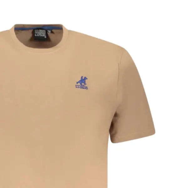 U.S. Grand Polo - Ανδρικό T-shirt AU02643-18FANG Καφέ AU02643-18FANG