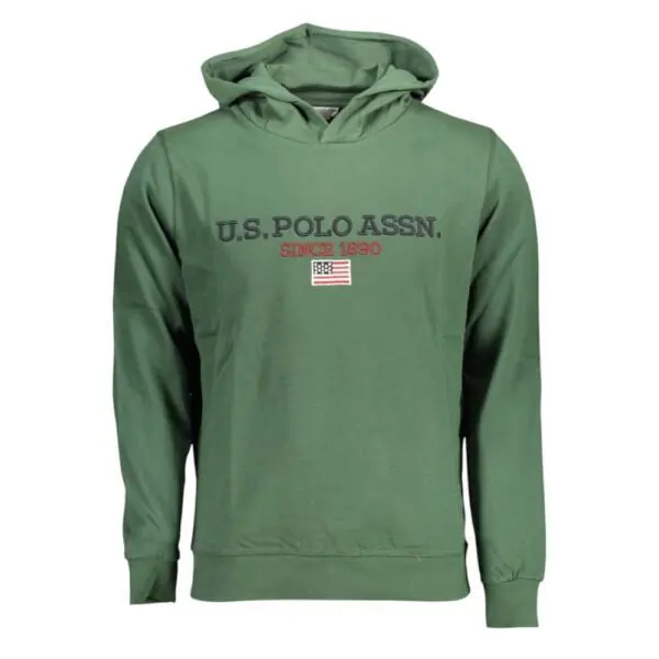 U.S. Polo Assn. - Ανδρικό Φούτερ με Κουκούλα 64460-53223-249 Πράσινο 64460-53223-249