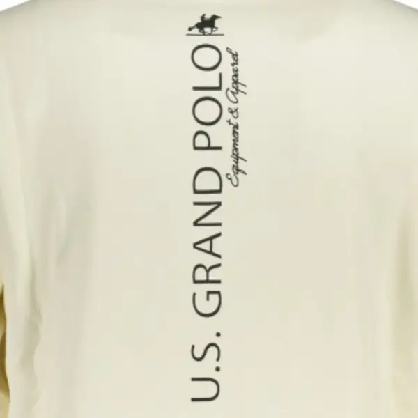 U.S.Grand Polo Club - Ανδρική Ζακέτα Με Λογότυπο USF897-WHITE Λευκό USF897-WHITE