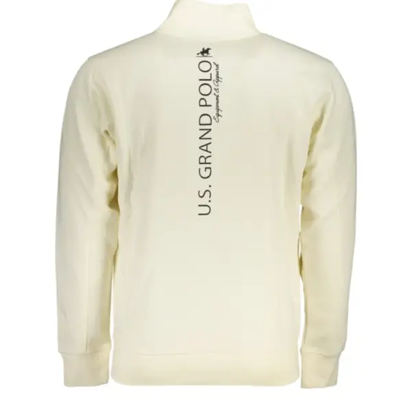 U.S.Grand Polo Club - Ανδρική Ζακέτα Με Λογότυπο USF897-WHITE Λευκό USF897-WHITE