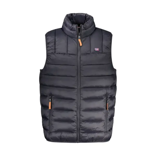 Scuola Nautica Italiana - Ανδρικό Αμάνικο Μπουφάν Puffer 849148-BLACK Μαύρο