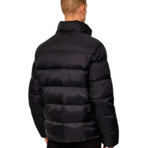 Calvin Klein - Ανδρικό Αδιάβροχο Χειμωνιάτικο Μπουφάν Super Lightweight Nylon Zip Off Hoo LV04RC518G-BAE Μαύρο LV04RC518G-BAE