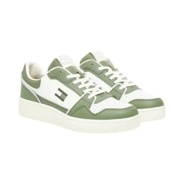 Tommy Hilfiger - Ανδρικά Sneakers Tjm Retro Basket EM0EM01610-0LD Πράσινο EM0EM01610-0LD