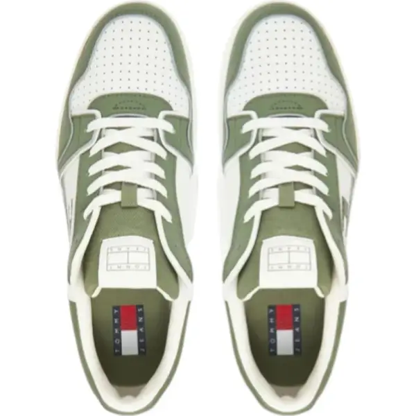 Tommy Hilfiger - Ανδρικά Sneakers Tjm Retro Basket EM0EM01610-0LD Πράσινο EM0EM01610-0LD