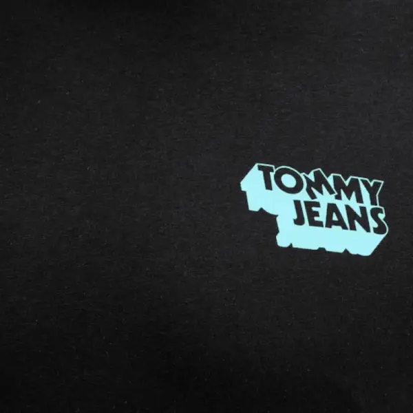 Tommy Hilfiger - Ανδρικό T-Shirt Stack Logo Tee C Neck Slim Fit DM0DM21539-BDS Μαύρο DM0DM21539-BDS