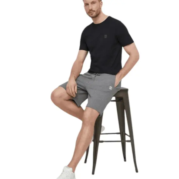 Boss - Ανδρικό T-shirt Orange San Jared-C Tales 50508584-001 Μαύρο 50508584-001