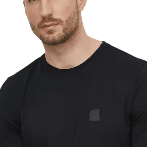 Boss - Ανδρικό T-shirt Orange San Jared-C Tales 50508584-001 Μαύρο 50508584-001