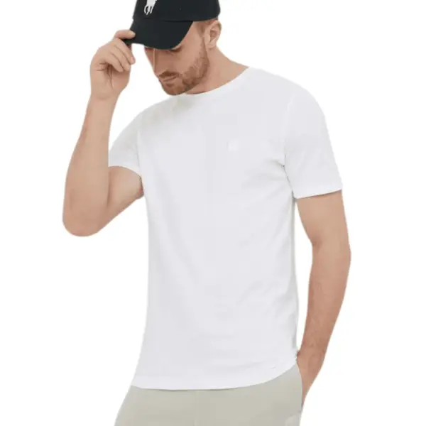 Boss - Ανδρικό T-shirt Orange San Jared-C Tales 50508584-100 Λευκό 50508584-100