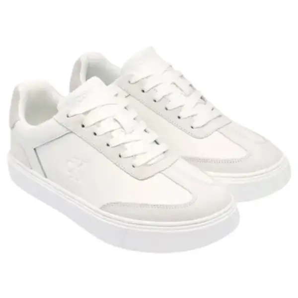 Calvin Klein - Ανδρικά Sneakers Ck Classic Cupsole Laceup Wt Mix YM0YM01429-YAF Λευκό YM0YM01429-YAF