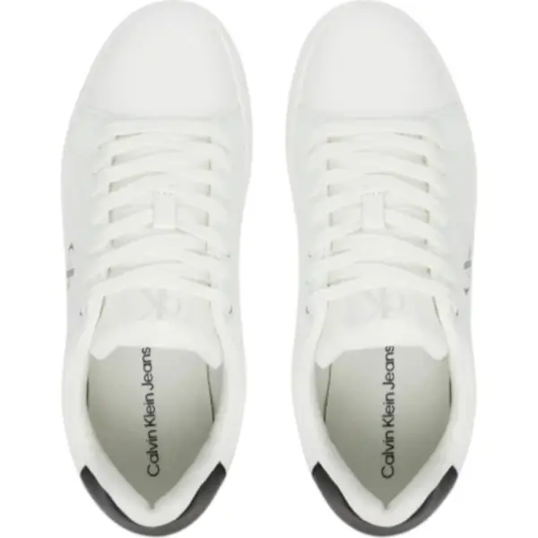 Calvin Klein - Γυναικεία Sneakers Classic Cupsole Mono Lth Wn YW0YW01902-01W Λευκό YW0YW01902-01W