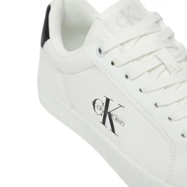 Calvin Klein - Γυναικεία Sneakers Classic Cupsole Mono Lth Wn YW0YW01902-01W Λευκό YW0YW01902-01W