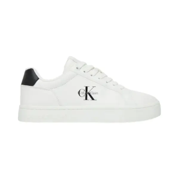 Calvin Klein - Γυναικεία Sneakers Classic Cupsole Mono Lth Wn YW0YW01902-01W Λευκό