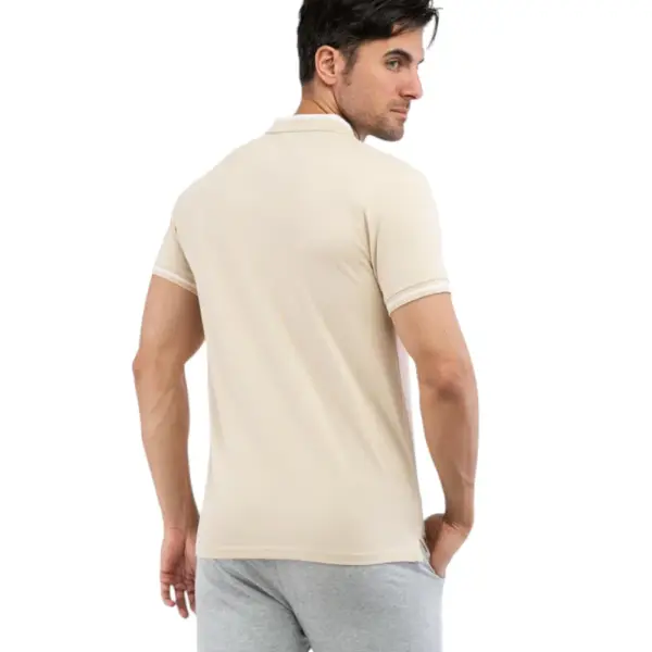 Cavalli Class - Ανδρική Μπλούζα Κοντομάνικη Polo Πικέ TXT64RKB002-03528 Μπέζ TXT64RKB002-03528