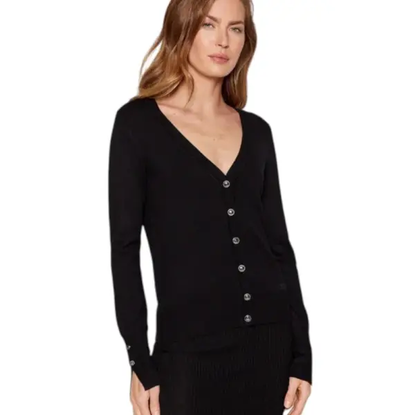 Guess - Γυναικεία Ζακέτα Zena Regular Fit W2YR33Z2V62-JBLK Μαύρο