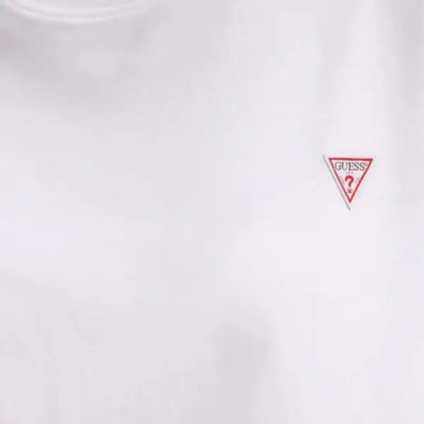 Guess - Γυναικείο T-Shirt Boxy W4YI05K8HM0-G011 Λευκό W4YI05K8HM0-G011